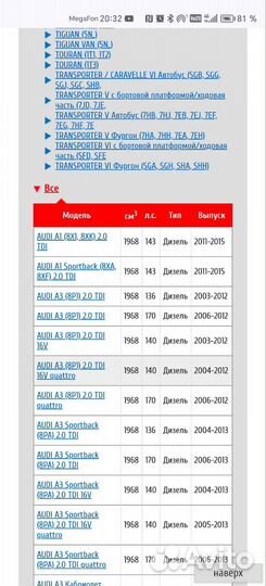Прокладка выпускного коллектора VW/Audi Diesel