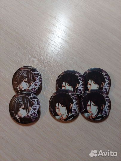 Темный дворецкий Black Butler значки