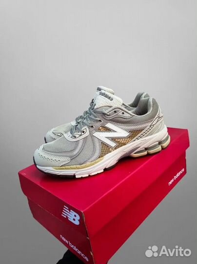 Кроссовки New Balance 860v2 Grey/Beige