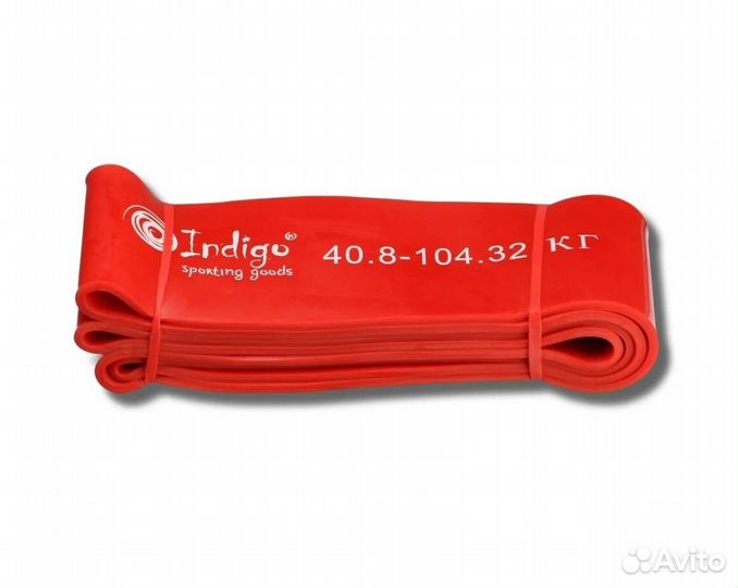 Эспандер латексная петля indigo 208*1.9см / 601 hkrbb