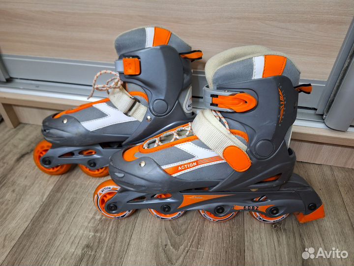 Роликовые коньки размер 35-38