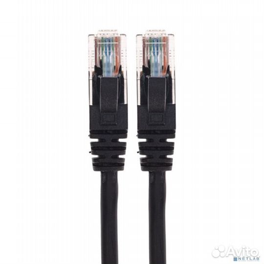 Rexant (02-0292-1) Патч-корд U/UTP, CAT 6, RJ45-RJ45, 26AWG, lszh, черный, 1м