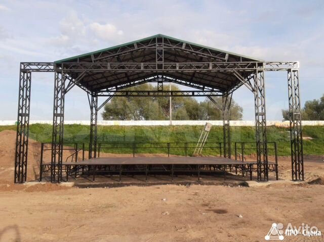 Стационарная уличная сцена 8,4 х 6,0 м