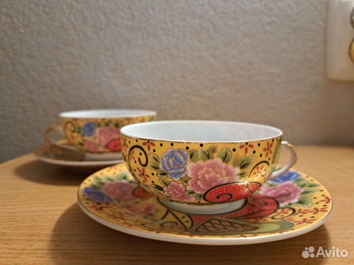 2 Чашки+2 блюдца