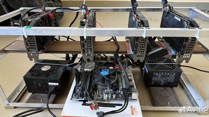 Ферма для майнинга на видеокартах (риг)