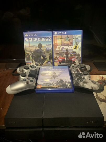 Sony playstation 4 PS4 pro 1tb с играми