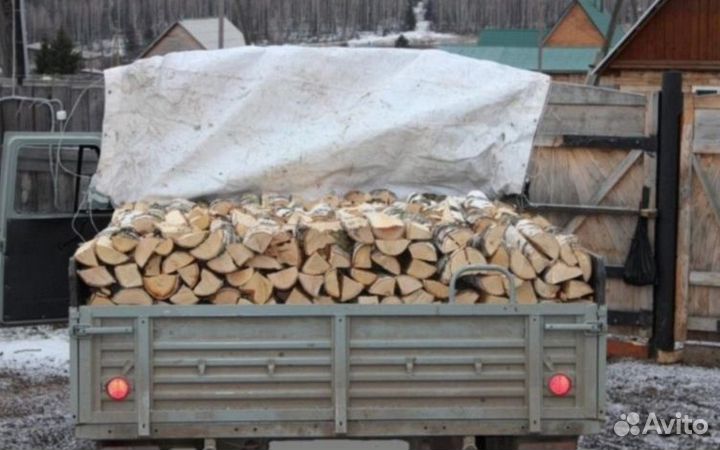 Дрова березовые колотые с доставкой