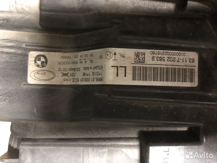 Комплект фар bmw левая правая бмв е90 lci