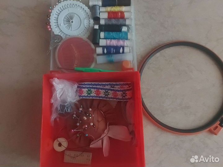 Набор для рукоделия, уроков труда в коробке