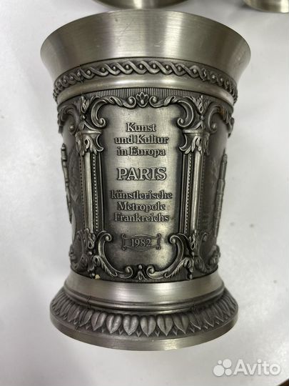 Бокал металлический коллекционный