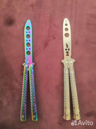 Тренировочный нож бабочка