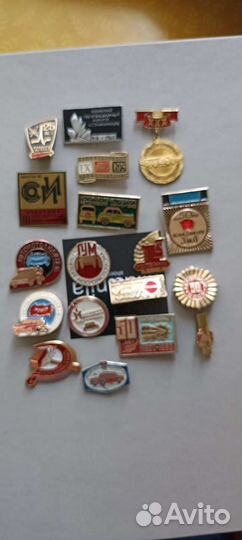 Значок разные, заводы, организации