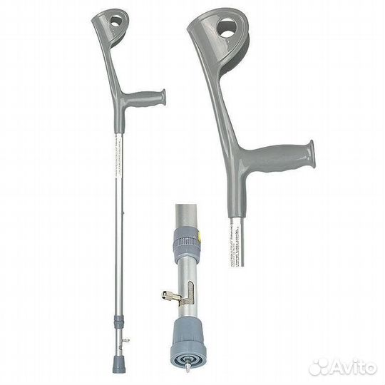 Костыли под локоть B.well с упс