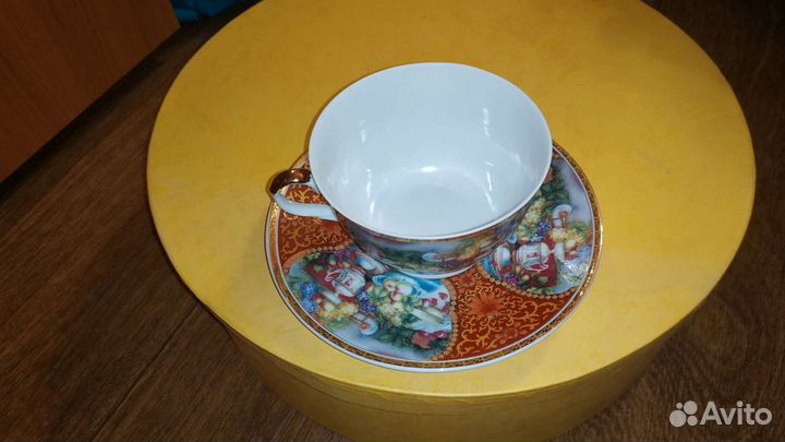 Чайные пары Тонкостенный фарфор