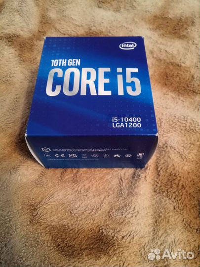 Процессор intel Core i5-10400 на гарантии
