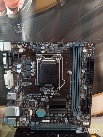 Материнская плата gigabyte h310m-s2v 2.0, s 1151v2