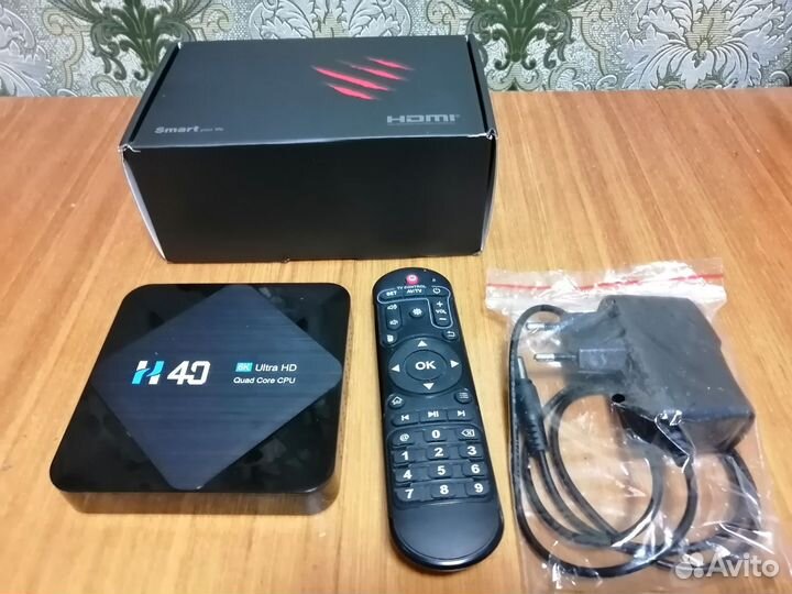 Smart box tv Android 10. H 40