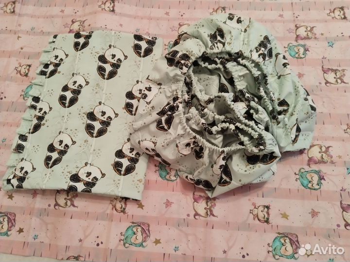 Комплект детского постельного белья сатин