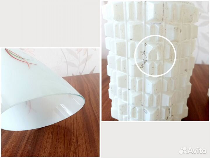 Плафоны для люстры стекло СССР
