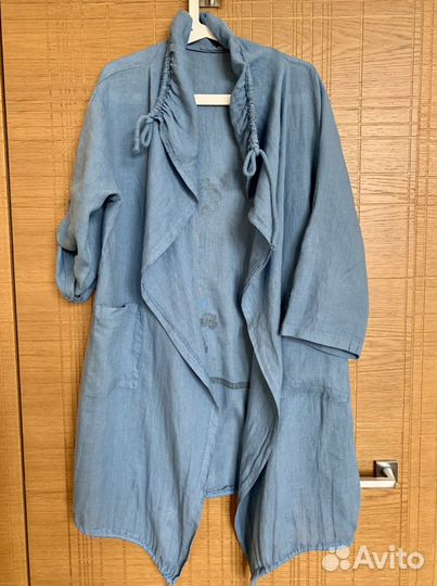 Пыльник льняной женский Италия