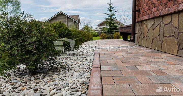 Прочная тротуарная плитка для дачного участка