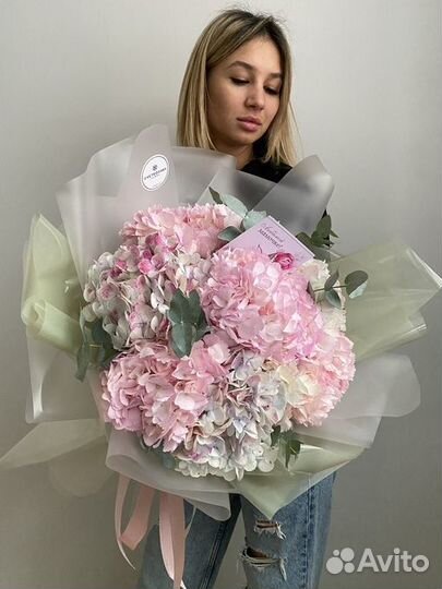 Цветы с доставкой, Гортензия, Авторские букеты