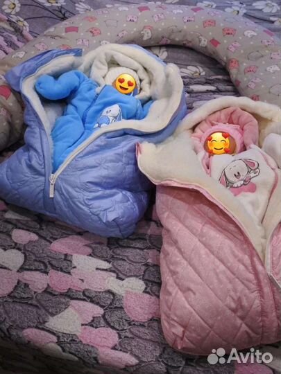 Конверт на выписку зимний