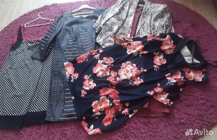 Женская одежда больших размеров пакетом 56, 64, 72