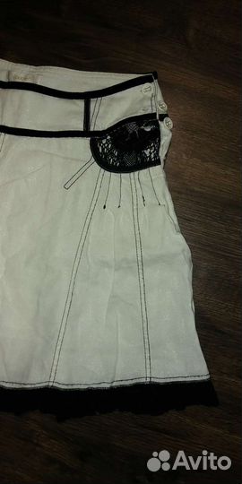 Юбка лен 100