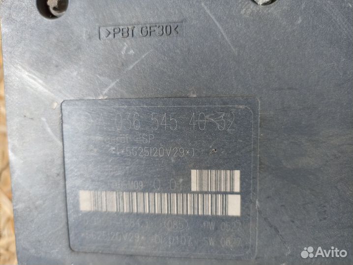 Блок ABS Mercedes W209