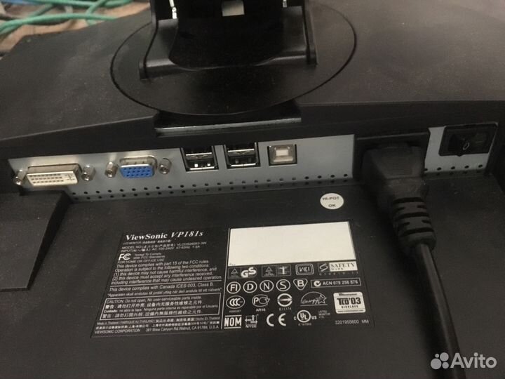 Монитор View Sonic VP181s,б/у