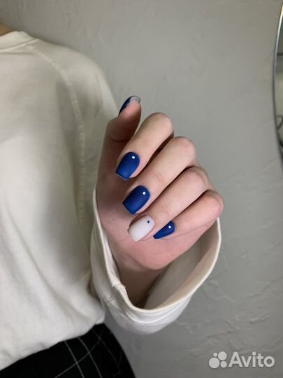 Маникюр наращивание ногтей