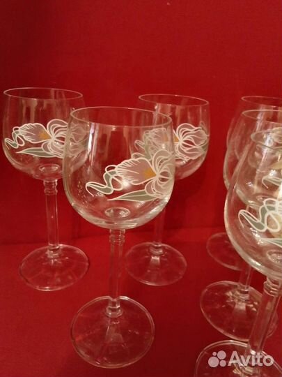 Фужеры Чехия Богемия врем СССР