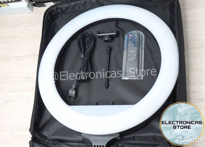 Кольцевая Лампа 45 см Бело-Алебастровая RL-18