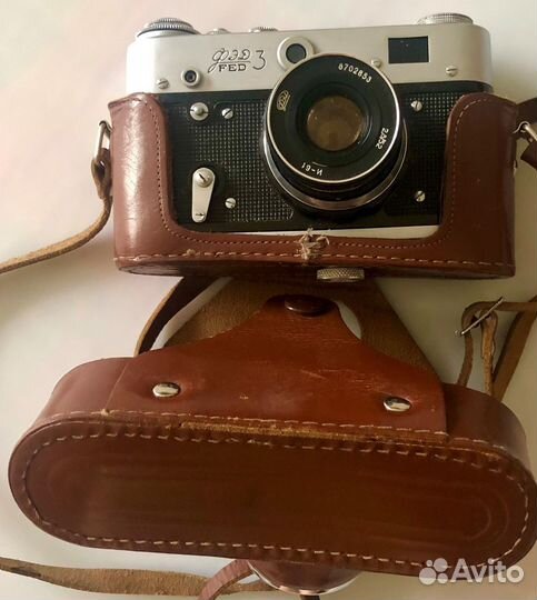 Плёночный дальномерный фотоаппарат фэд 3 курковый