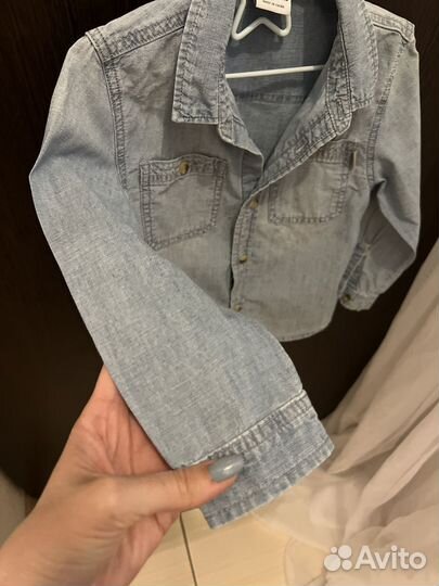 Детская джинсовая рубашка Zara