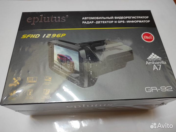 Видеорегистратор c антирадаром Eplutus GR92