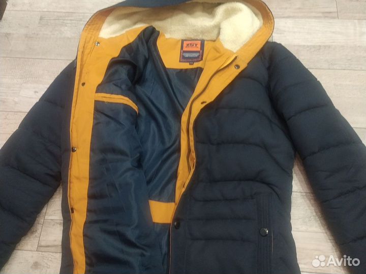 Пуховик зимний мужской удлиненный