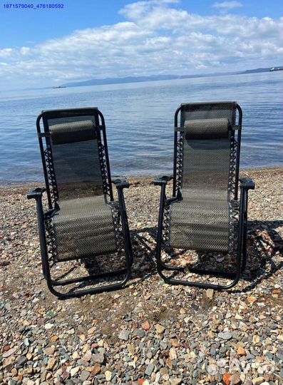 Кресло шезлонг складное 2шт (Арт.50215)