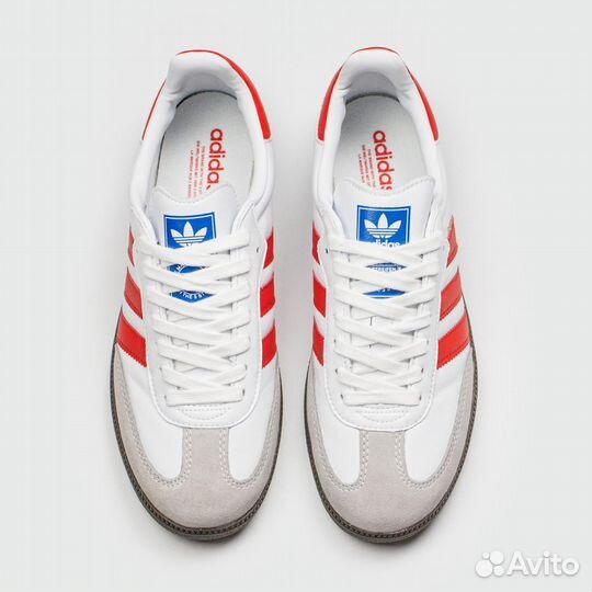 Мужские Adidas Samba OG White Red Str