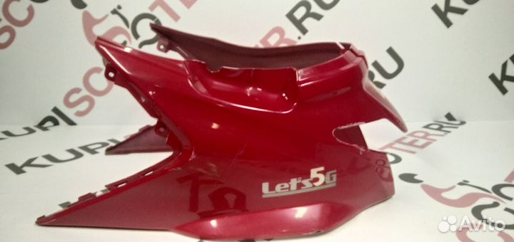 Обтекатель боковой Suzuki Lets 5 (красный) Б/У