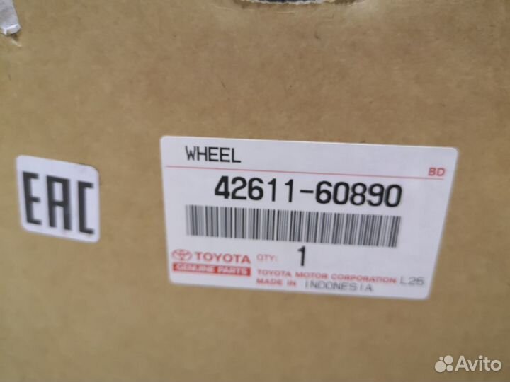 Диск Lexus GX460 R18 новый оригинал 2013-21гв