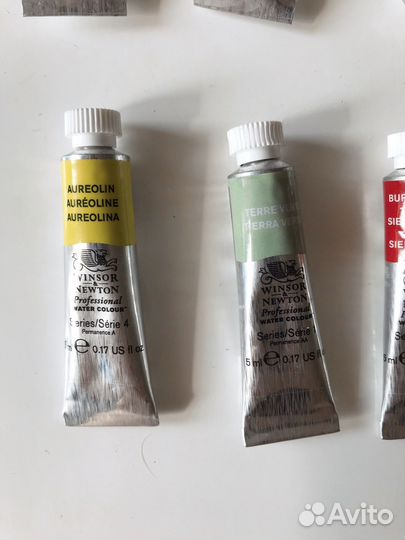 Акварель winsor & newton в тубах