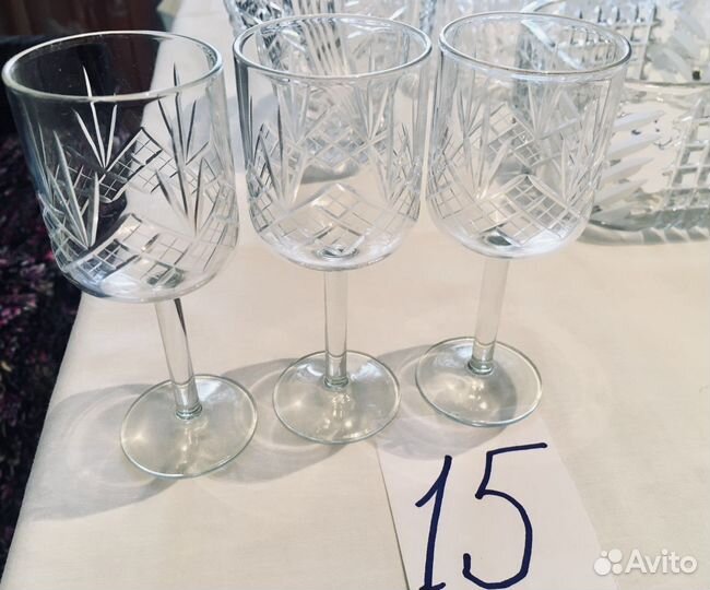 Рюмки СССР тонкое стекло