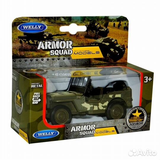 Масштабная модель Jeep Willys MB 1941. новые