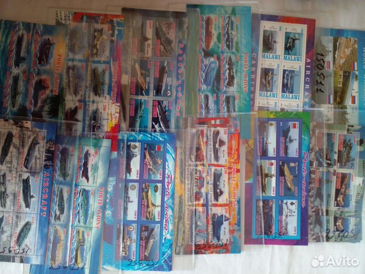 Блоки иностранных марок и СССР