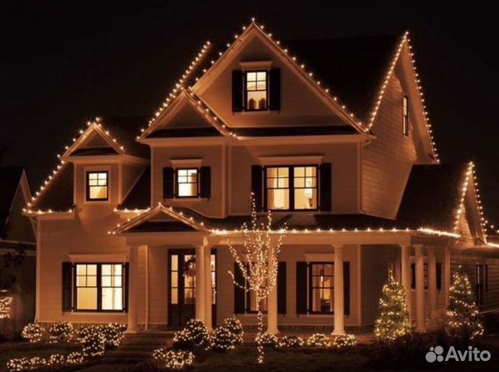 Новогоднее украшение дома