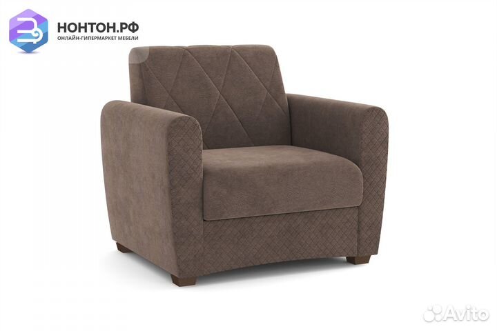 Кресло пантограф Эдвин коричневое