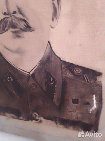 Портрет Сталина СССР ретро Сталин