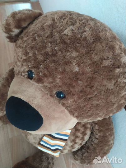 Медведь плюшевый большой 80 см сидя